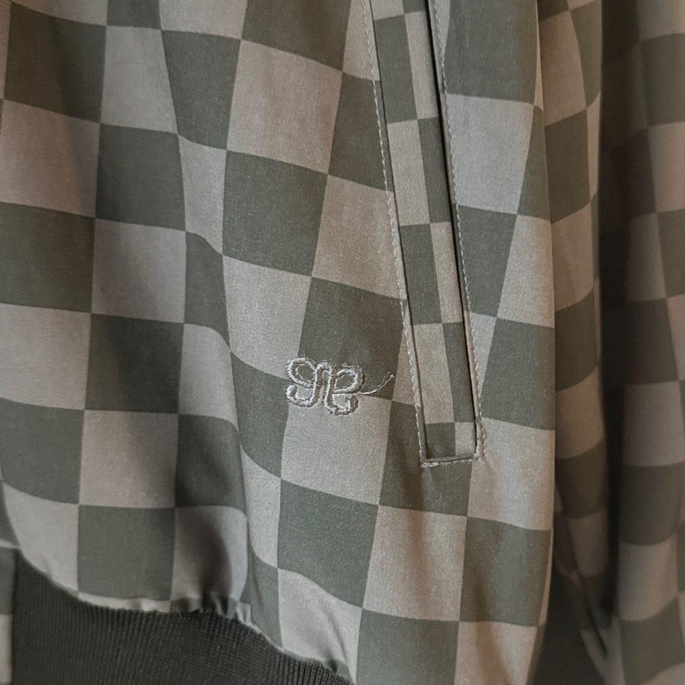 Checkered Bomber Jacket - Picture 2 of 4